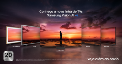 Novo portfólio premium de TVs Samsung amplia experiências com inteligência artificial