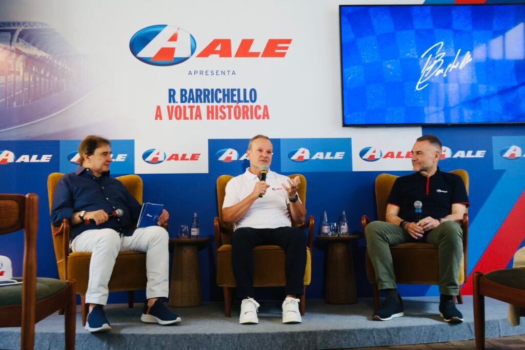 Tata Barreto Reginaldo Leme, Rubens Barrichello e Rafael Grisolia